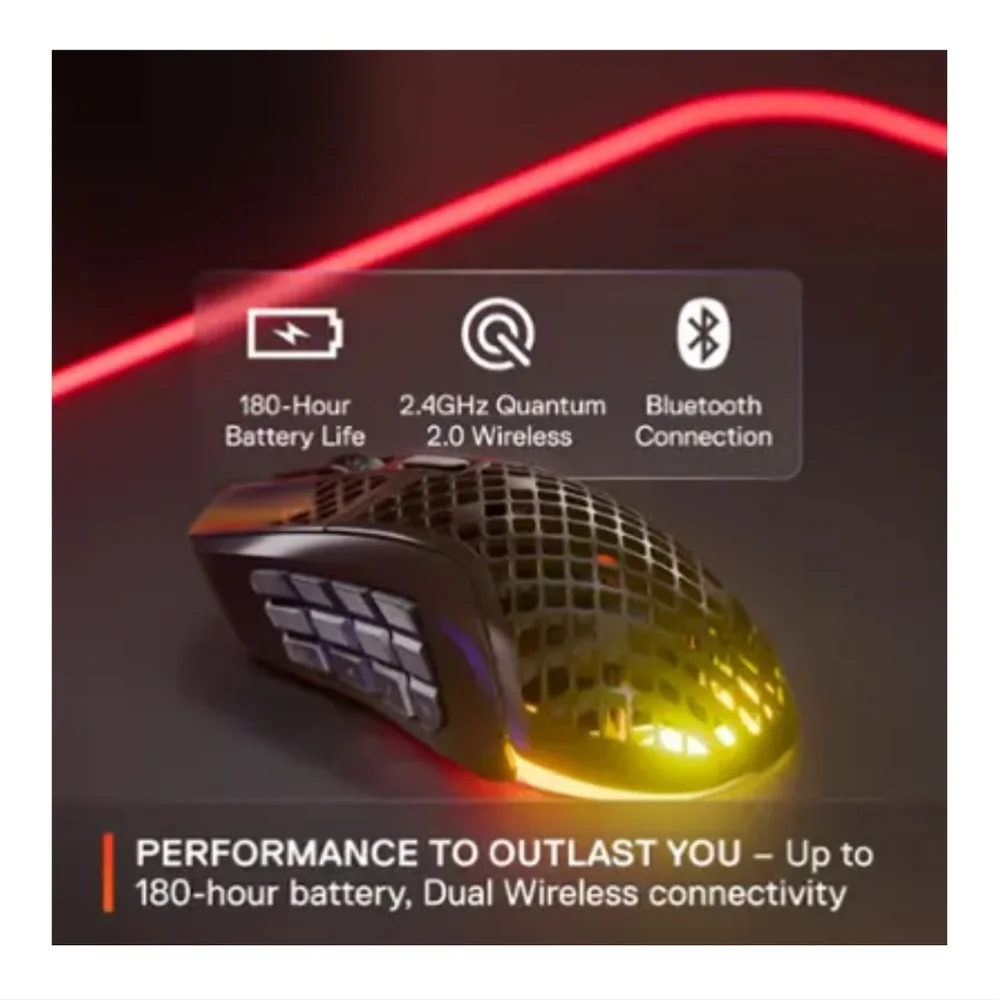 Steelseries Aerox 9 RGB Optical Honeycomb Gaming Mouse